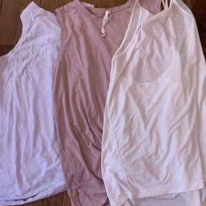 LULULEMON 3 tanks sizes 8 and 10